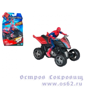  Фигурка 39607 Spider-man на транспортном cредстве Spider Man HASBRO