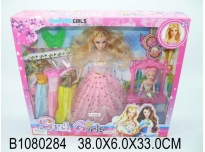  Кукла 1199D с ребенком и одеждой, в коробке, 38*6*33см