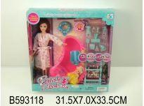  Кукла JX900-26 с ванной комнатой в коробке 31,5*7*33,5см