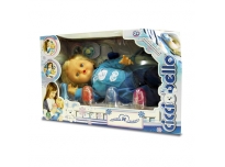  Кукла 06997 Cicciobello, в наборе ( 3 бутылочки, ушной термометр, шприц, светящаяся пустышка) свет и