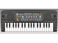  Пианино MQ-3702 с микрофоном, на батарейках, в коробке 42,8*16,8*5,5см