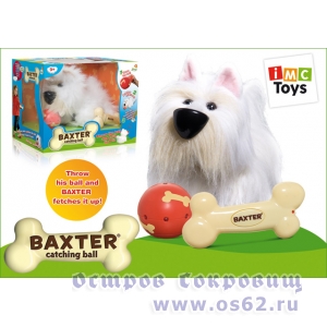  Собака 5709 Бакстер интерактивная, на батарейках, в коробке 32,5*26*23см TM BAXTER
