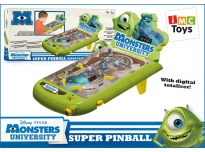  Пинбол 300033 Monster UniIversity, со звуком и светом, на батарейках, в коробке TM Disney