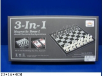  Игра 58810SC Шахматы 3в1 магнитные в коробке 23*16*4см