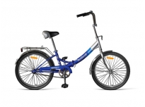  Велосипед 20 2074 ВМЗС Топ Гир 12,6д.Compact 50 1ск.син/сереб.,обода AL складной