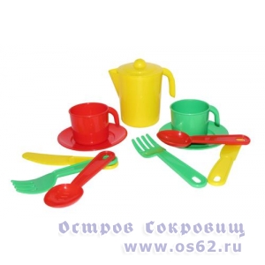  Набор детской посуды "Анюта" на 2 персоны